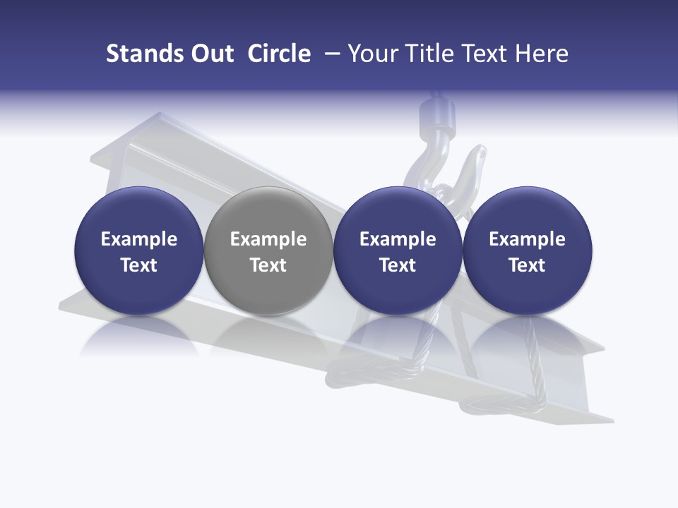 Architecture Steel Hoist PowerPoint Template