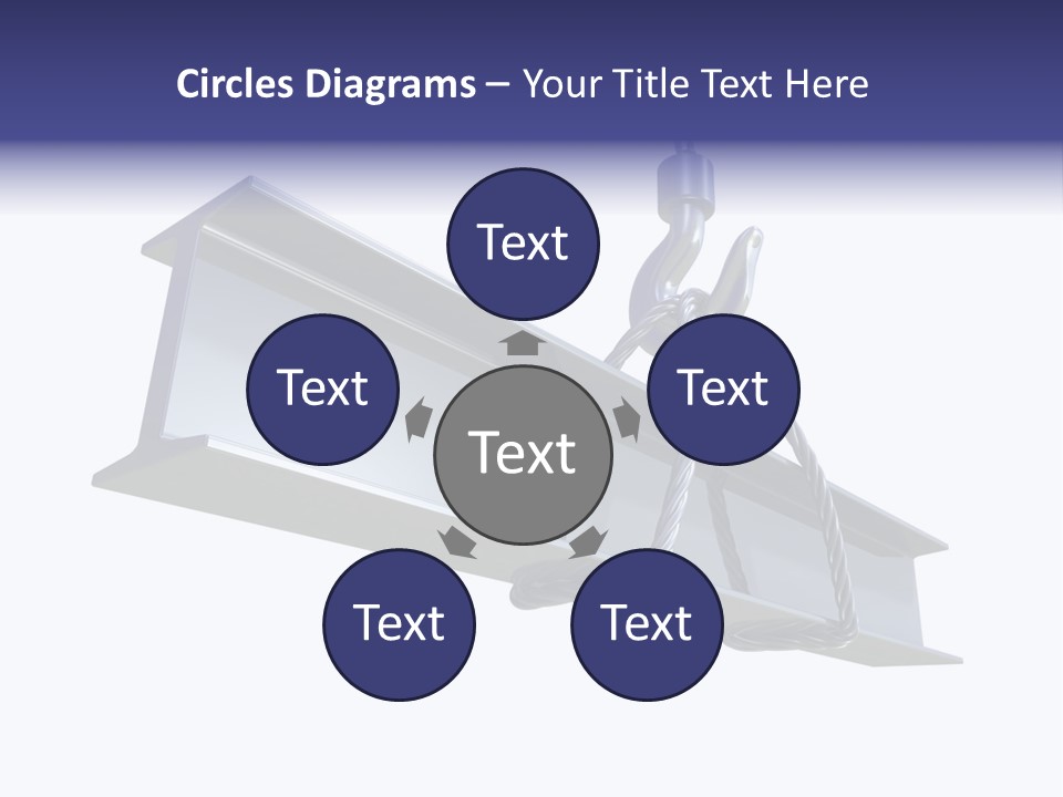 Architecture Steel Hoist PowerPoint Template