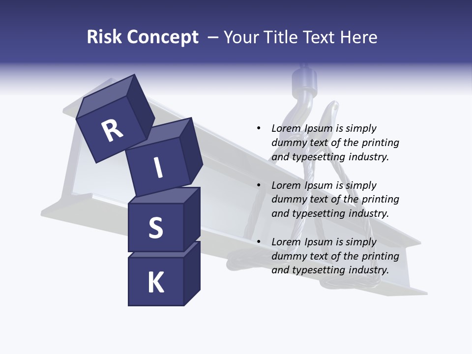 Architecture Steel Hoist PowerPoint Template