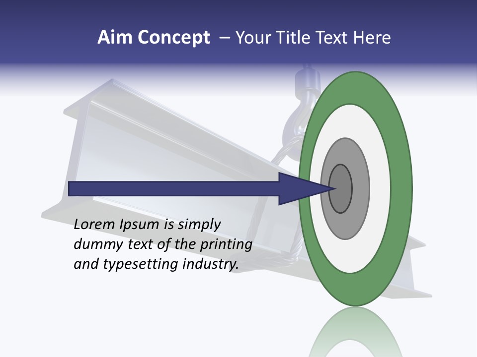 Architecture Steel Hoist PowerPoint Template