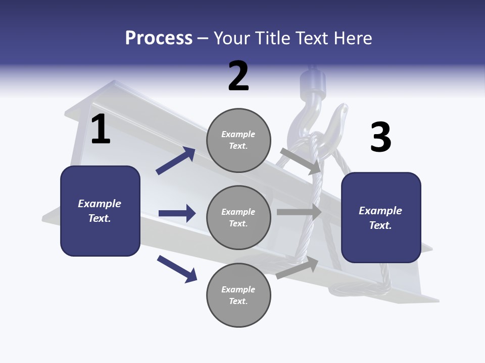 Architecture Steel Hoist PowerPoint Template