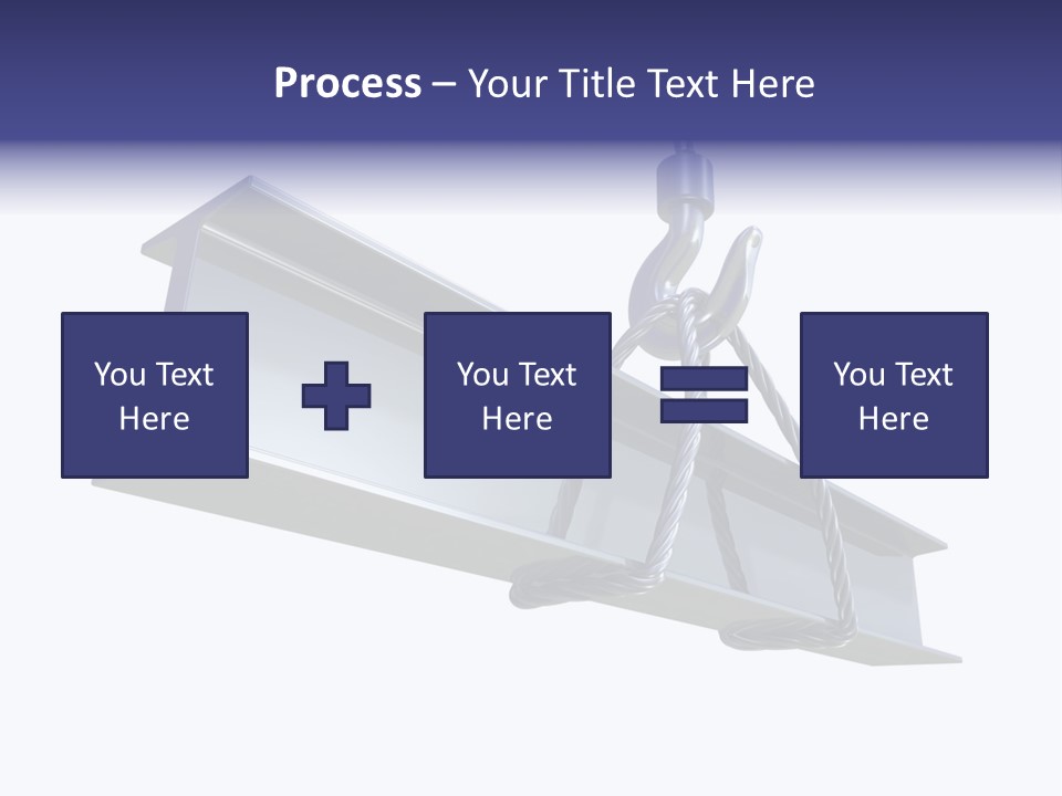 Architecture Steel Hoist PowerPoint Template