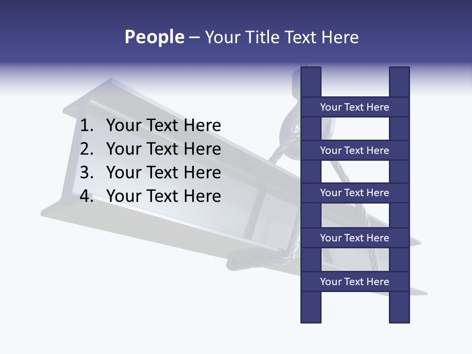 Architecture Steel Hoist PowerPoint Template