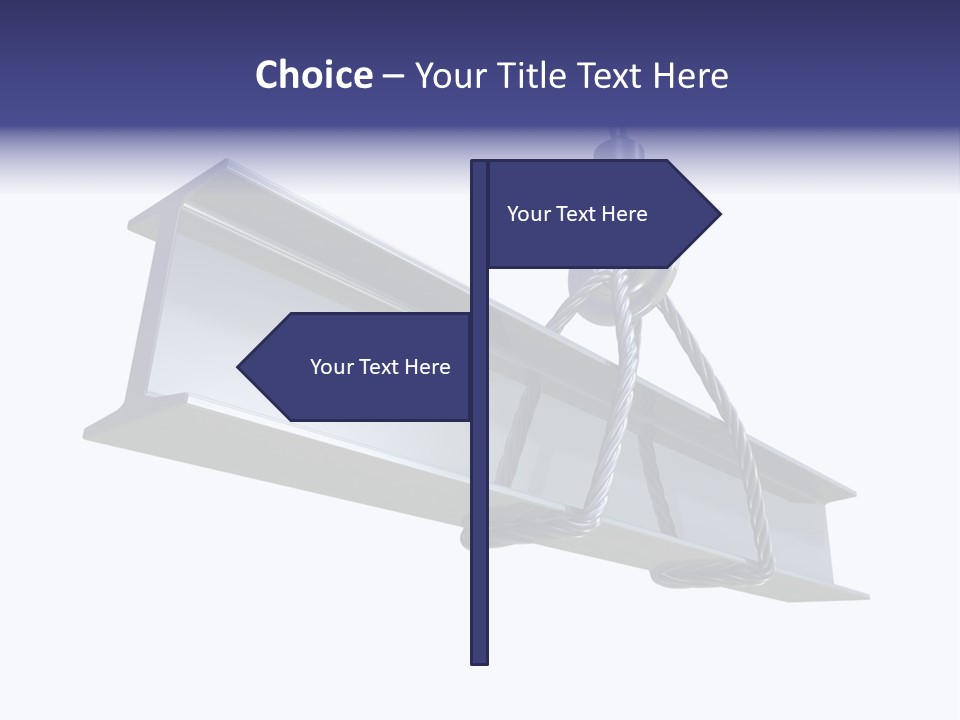Architecture Steel Hoist PowerPoint Template