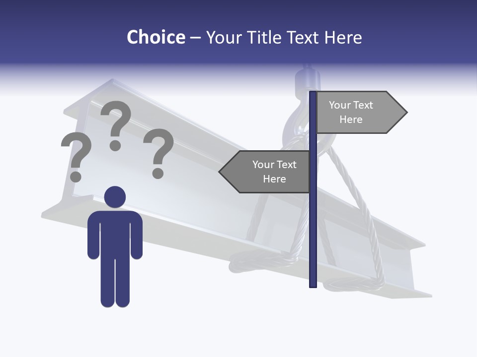 Architecture Steel Hoist PowerPoint Template