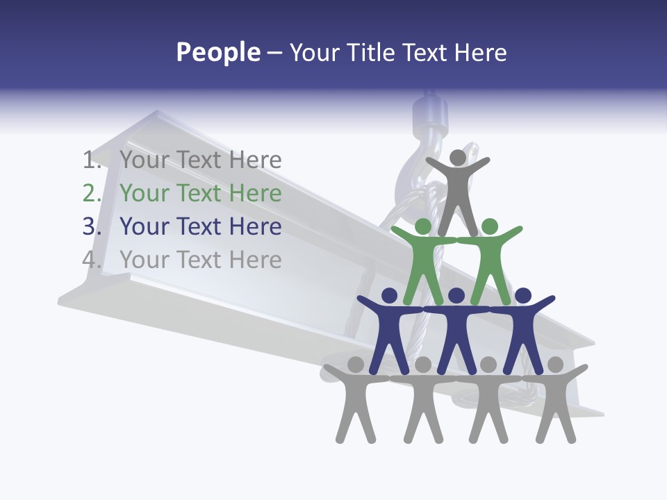 Architecture Steel Hoist PowerPoint Template