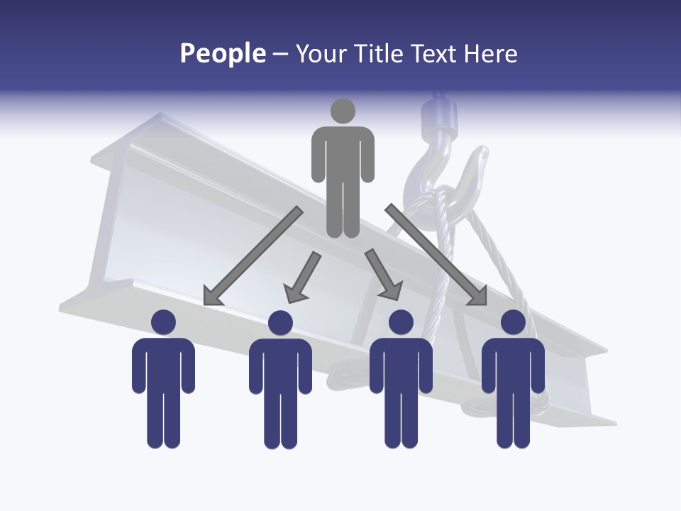 Architecture Steel Hoist PowerPoint Template