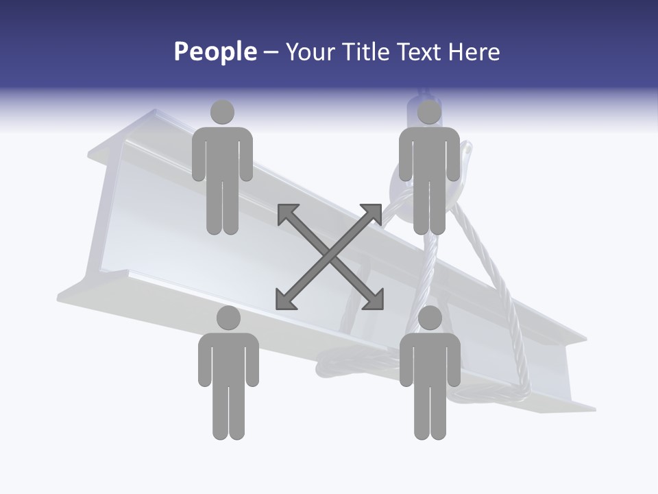 Architecture Steel Hoist PowerPoint Template