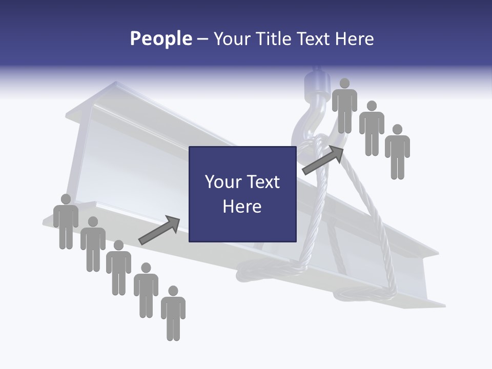 Architecture Steel Hoist PowerPoint Template