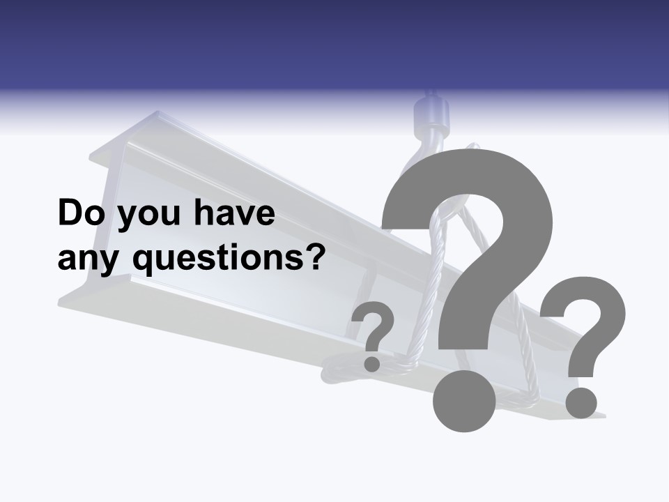 Architecture Steel Hoist PowerPoint Template