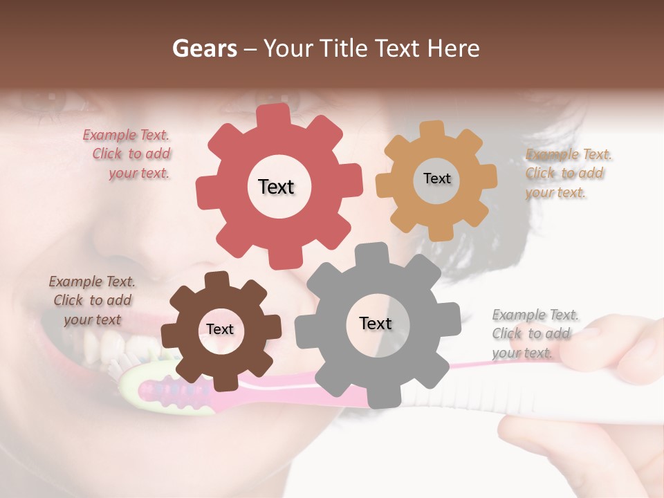 Lips Dental Cosmetics PowerPoint Template