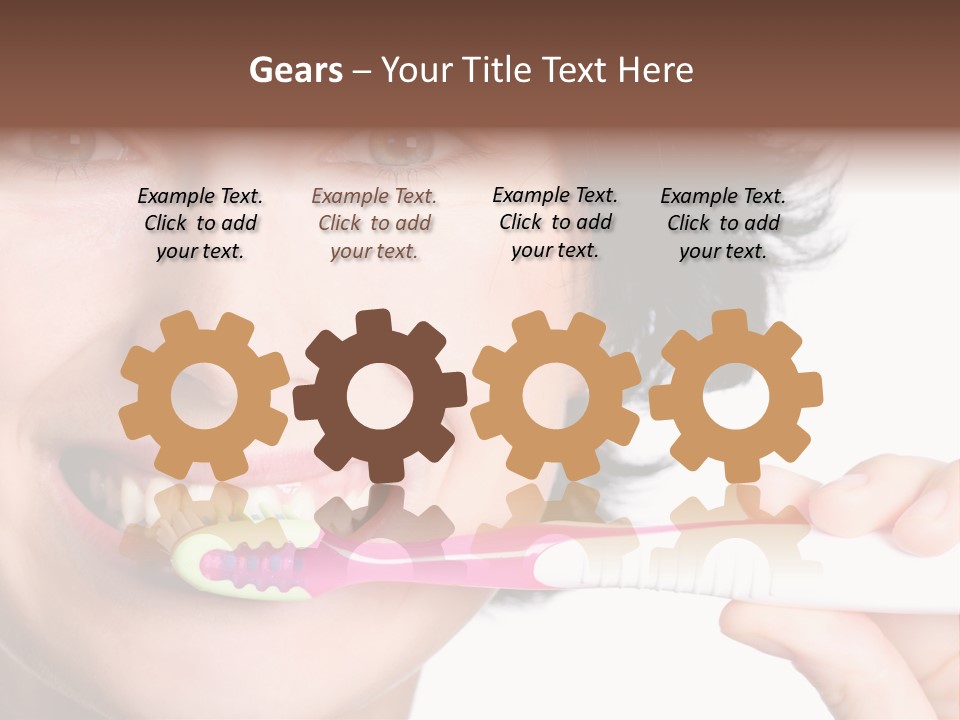 Lips Dental Cosmetics PowerPoint Template