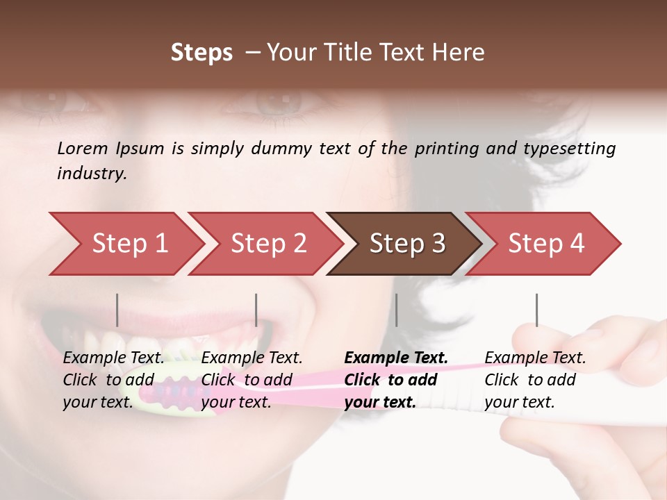 Lips Dental Cosmetics PowerPoint Template