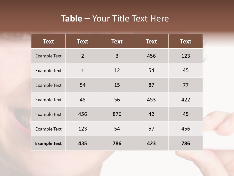 Lips Dental Cosmetics PowerPoint Template