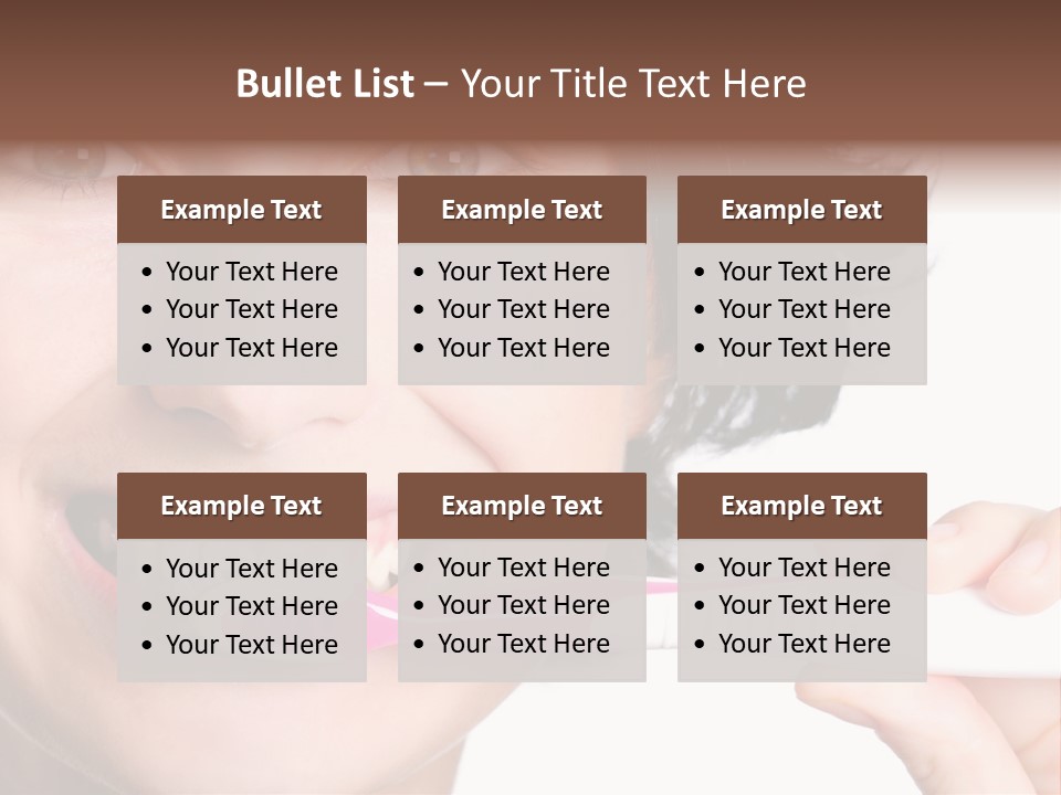 Lips Dental Cosmetics PowerPoint Template