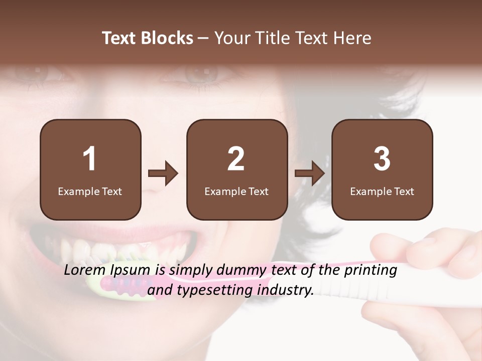 Lips Dental Cosmetics PowerPoint Template