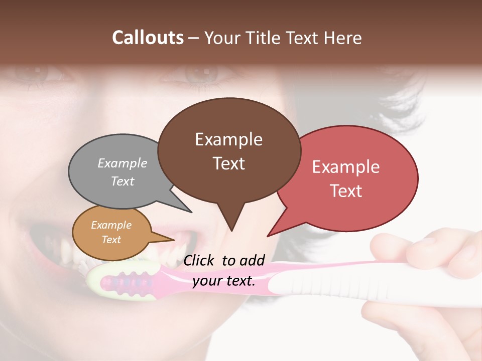 Lips Dental Cosmetics PowerPoint Template
