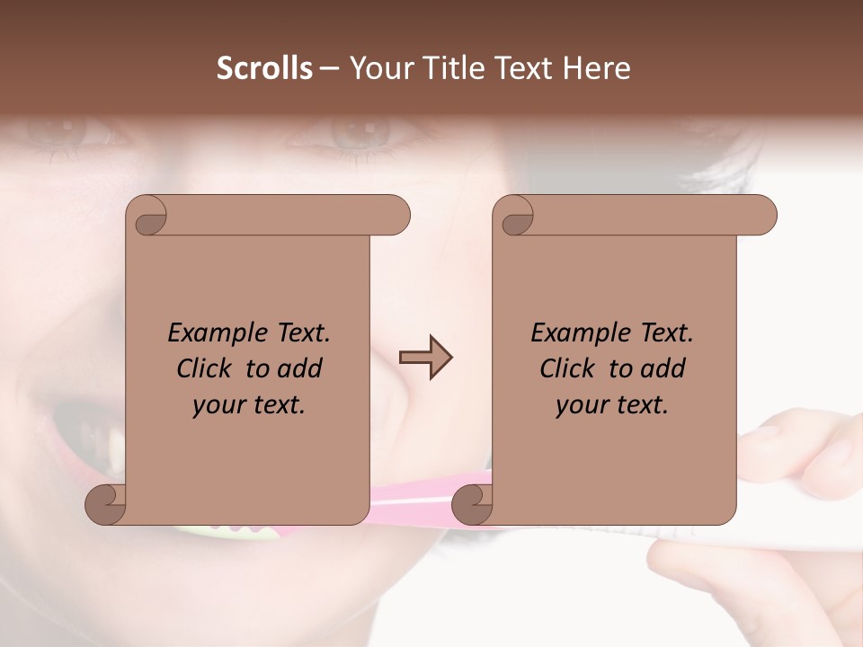 Lips Dental Cosmetics PowerPoint Template