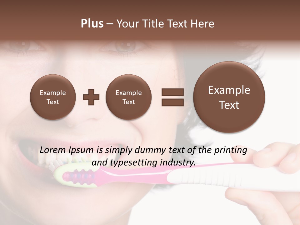 Lips Dental Cosmetics PowerPoint Template