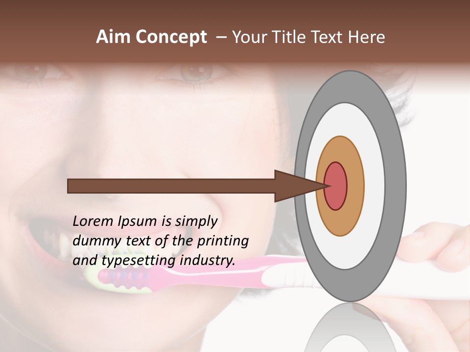 Lips Dental Cosmetics PowerPoint Template