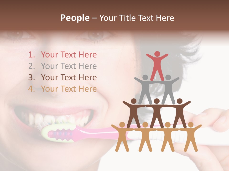 Lips Dental Cosmetics PowerPoint Template