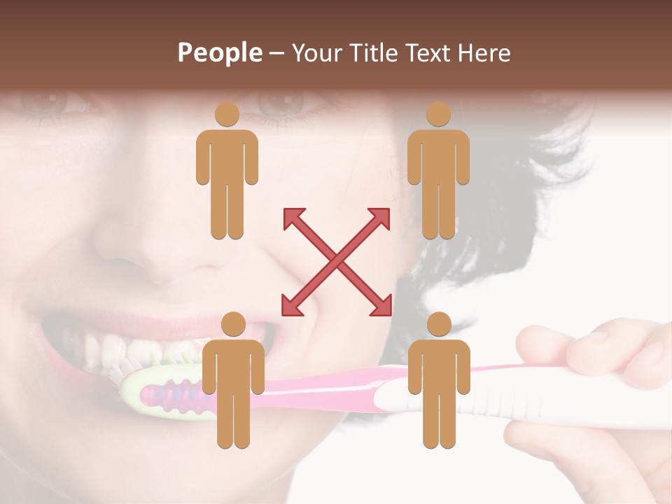 Lips Dental Cosmetics PowerPoint Template