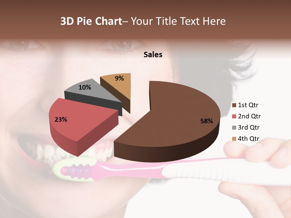 Lips Dental Cosmetics PowerPoint Template