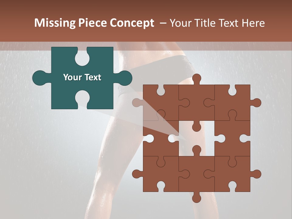 Stand Wet Voluptuous PowerPoint Template