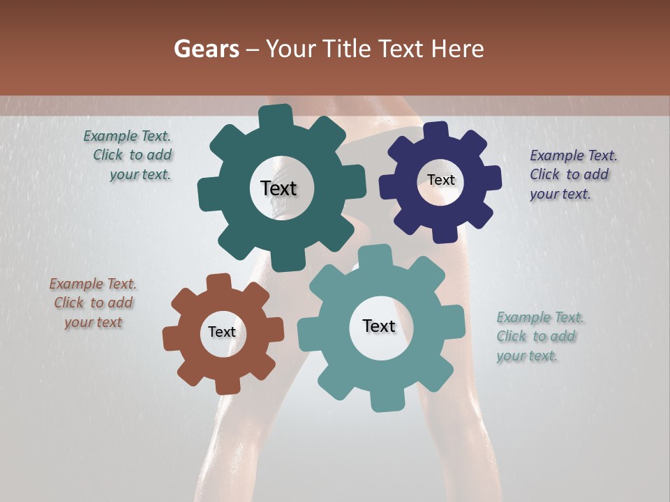 Stand Wet Voluptuous PowerPoint Template