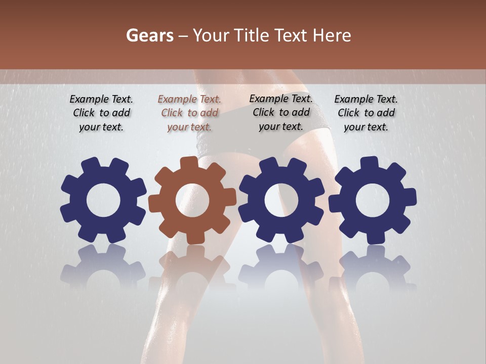 Stand Wet Voluptuous PowerPoint Template