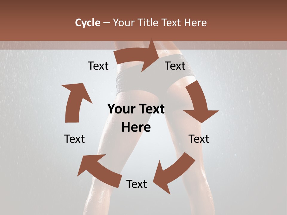 Stand Wet Voluptuous PowerPoint Template