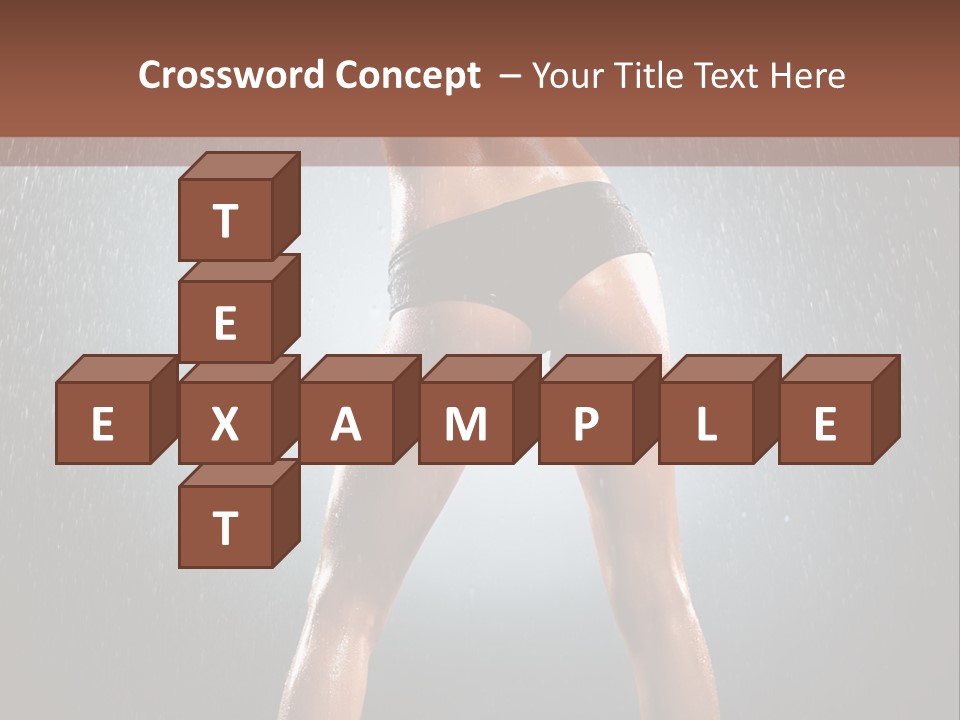 Stand Wet Voluptuous PowerPoint Template