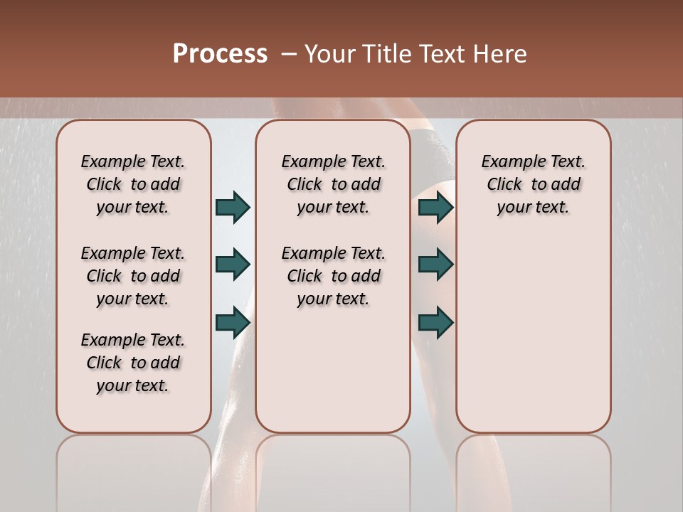 Stand Wet Voluptuous PowerPoint Template