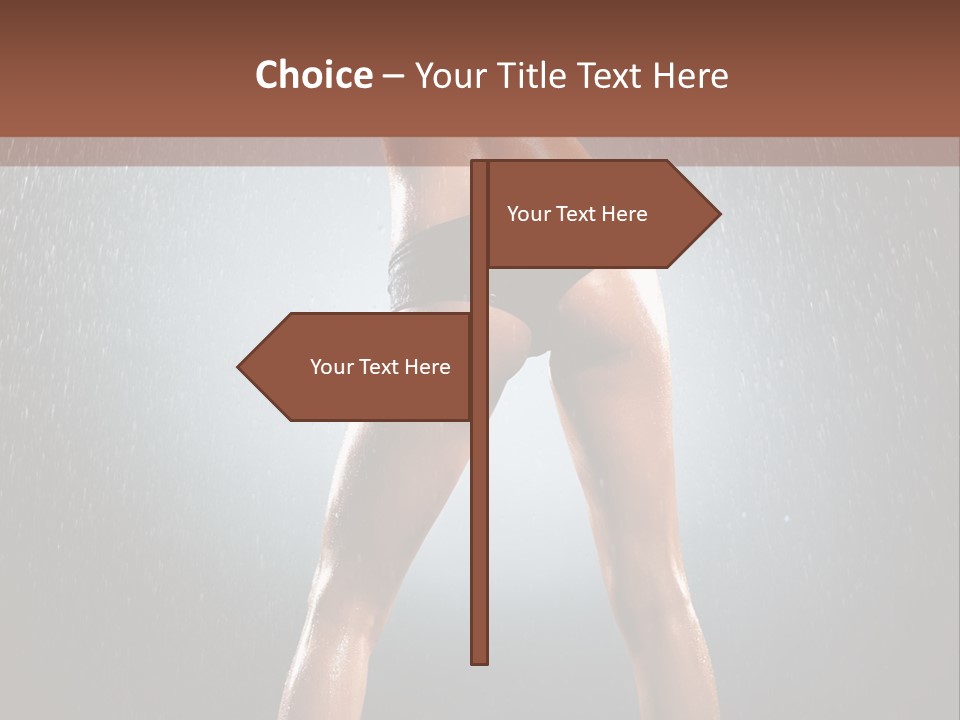 Stand Wet Voluptuous PowerPoint Template