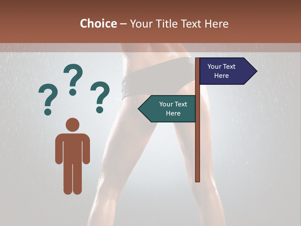 Stand Wet Voluptuous PowerPoint Template