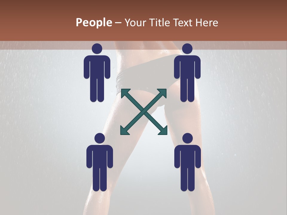 Stand Wet Voluptuous PowerPoint Template