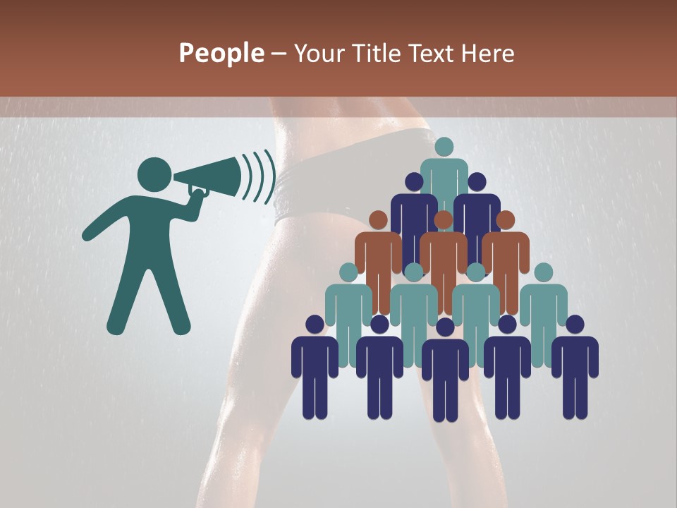 Stand Wet Voluptuous PowerPoint Template