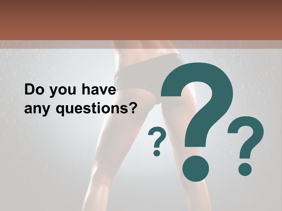 Stand Wet Voluptuous PowerPoint Template