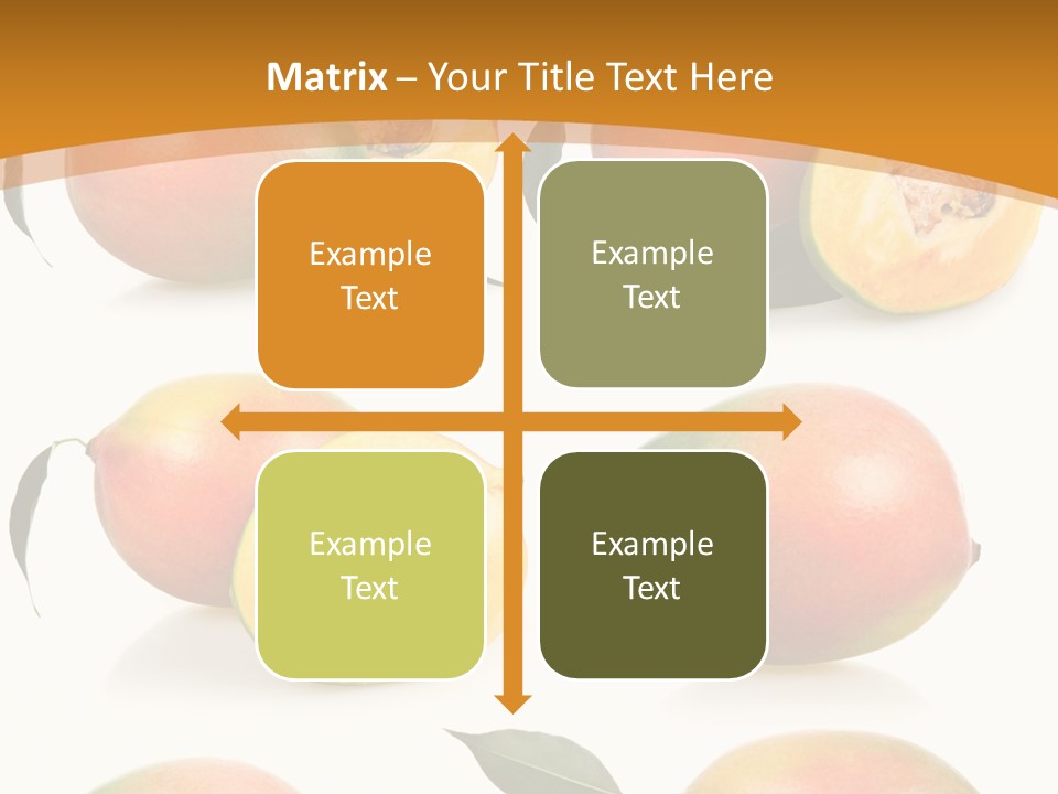 Chopped Mango Tropical PowerPoint Template