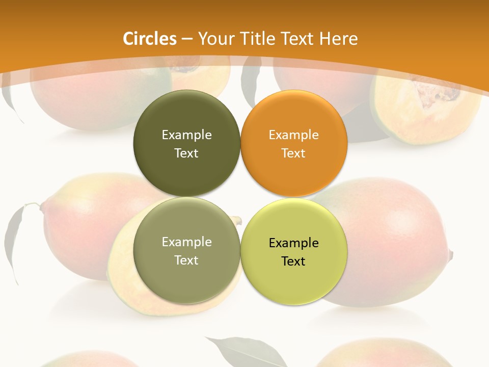 Chopped Mango Tropical PowerPoint Template