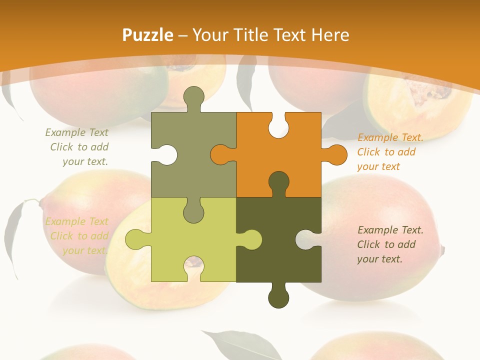 Chopped Mango Tropical PowerPoint Template