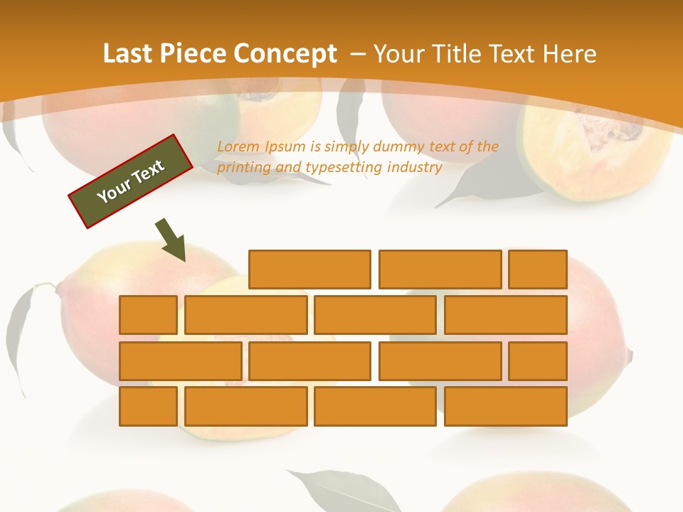 Chopped Mango Tropical PowerPoint Template