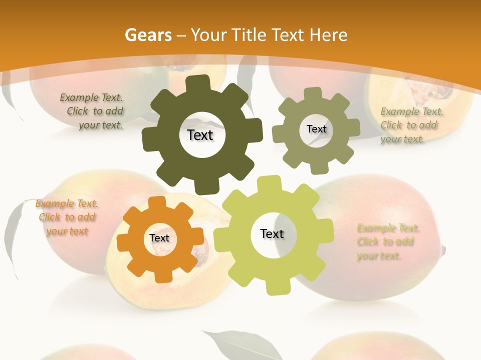 Chopped Mango Tropical PowerPoint Template