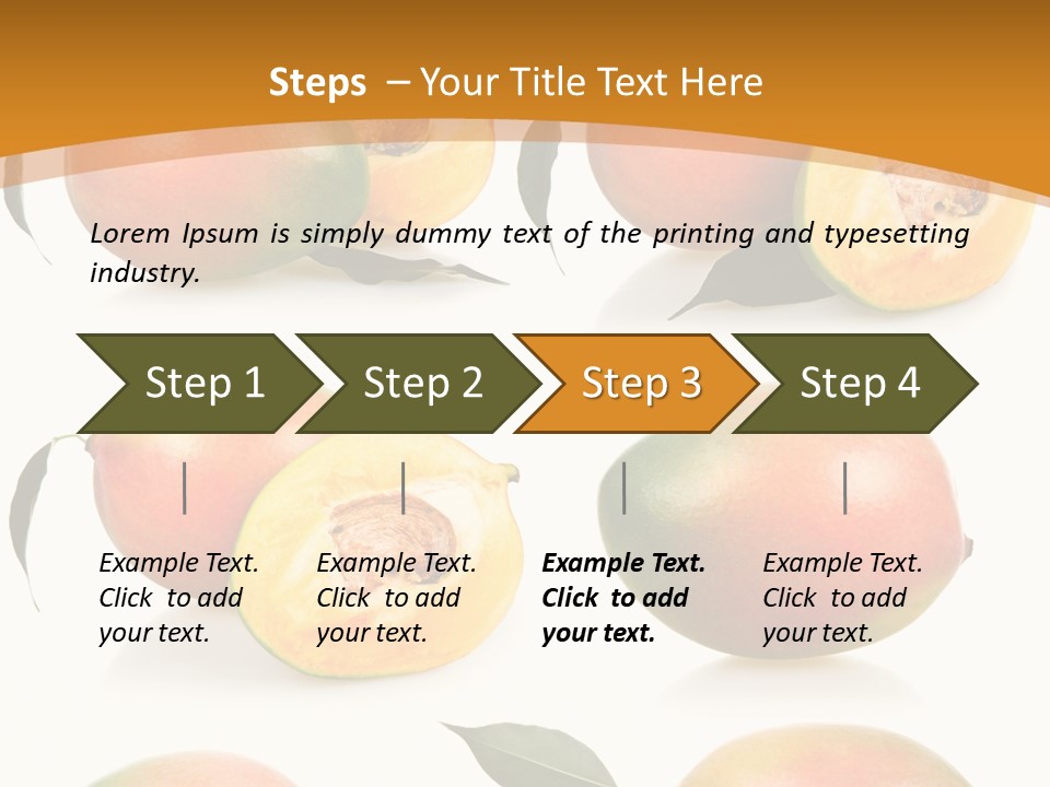 Chopped Mango Tropical PowerPoint Template