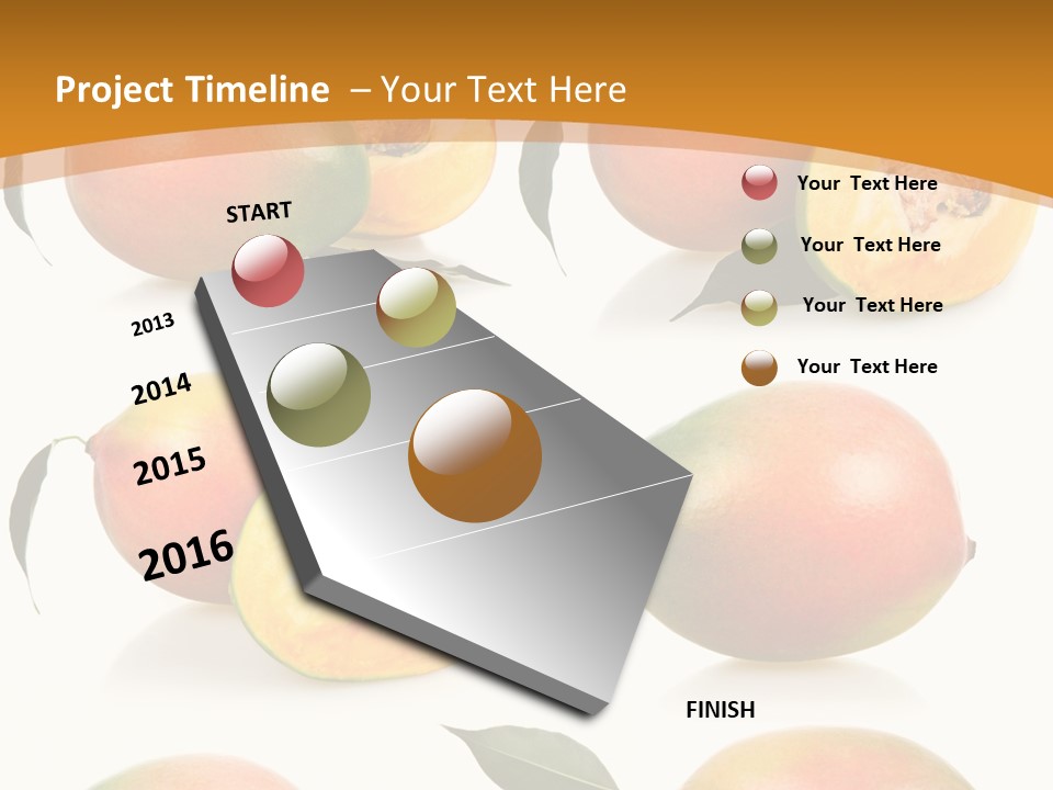 Chopped Mango Tropical PowerPoint Template