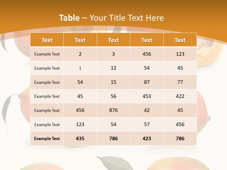 Chopped Mango Tropical PowerPoint Template