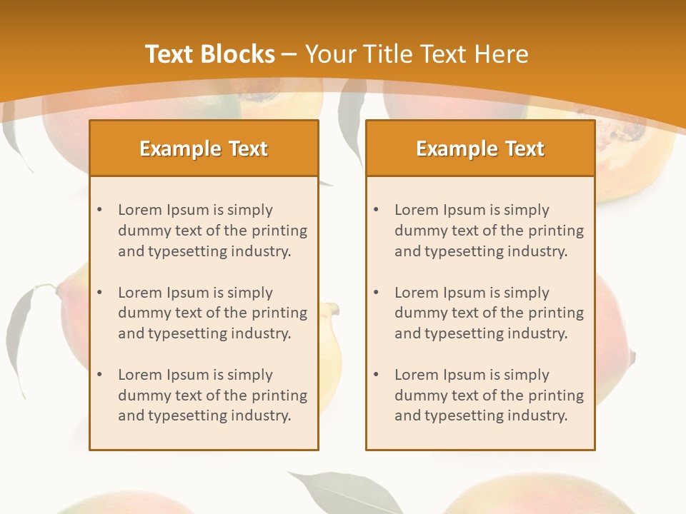 Chopped Mango Tropical PowerPoint Template