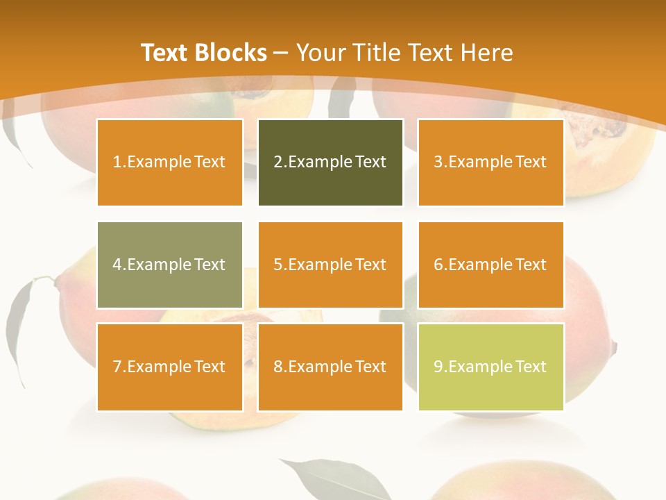 Chopped Mango Tropical PowerPoint Template