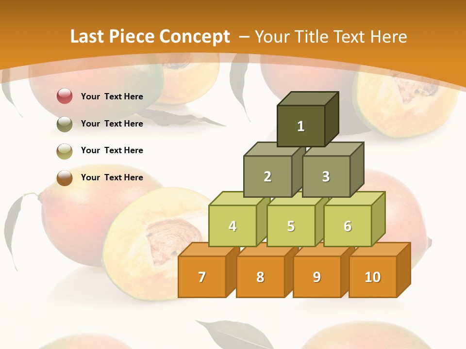 Chopped Mango Tropical PowerPoint Template