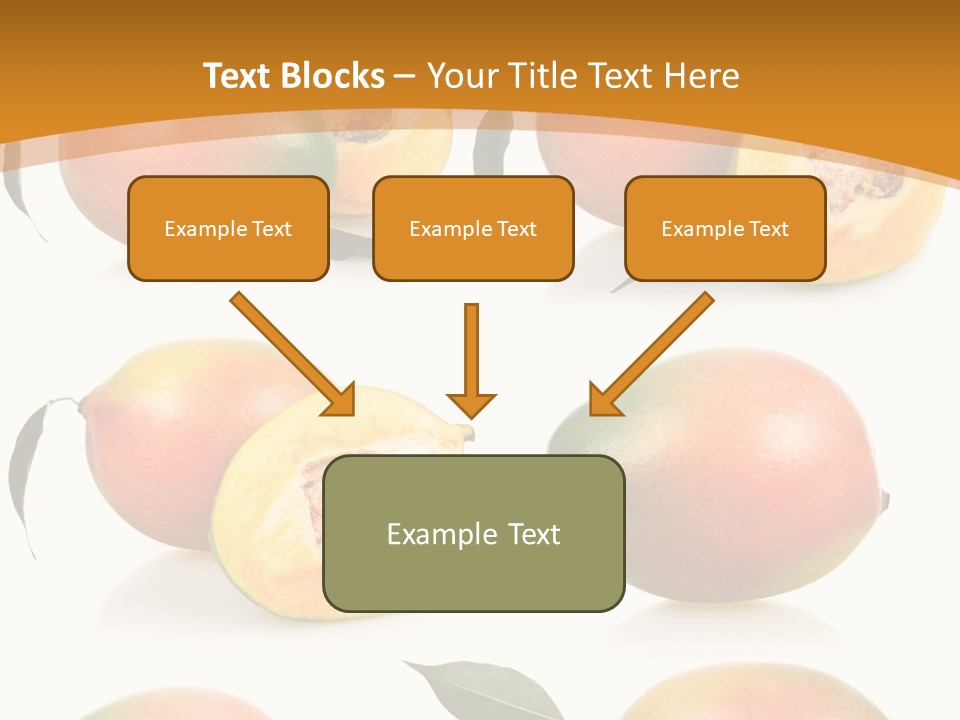 Chopped Mango Tropical PowerPoint Template